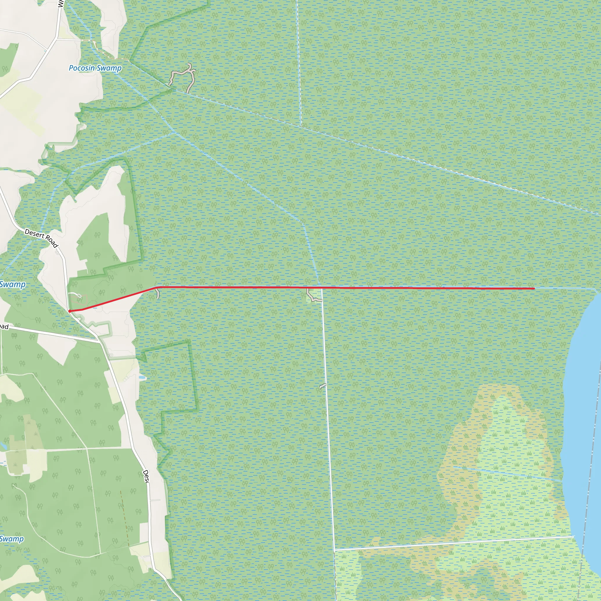Railroad Ditch mobile static map