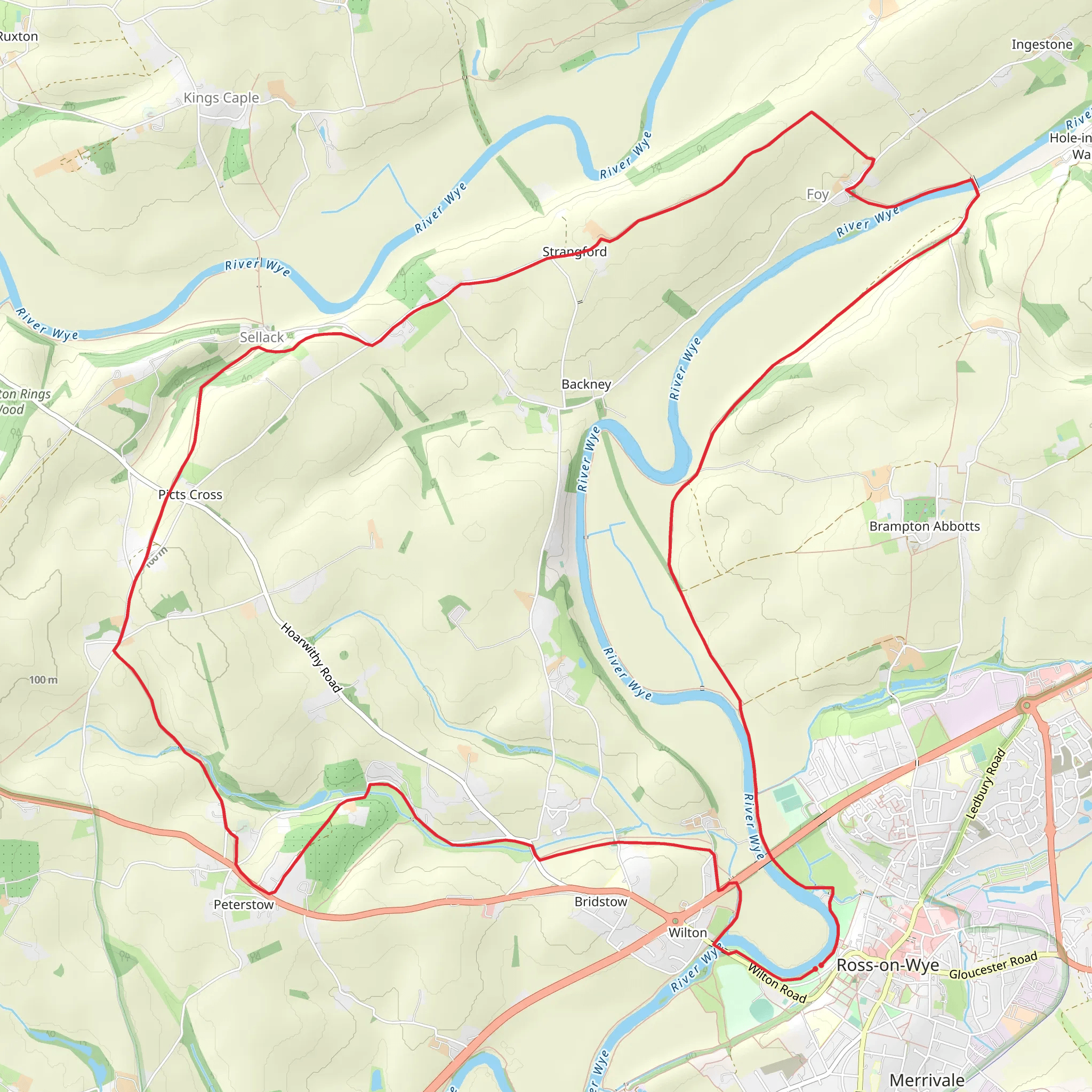 Ross Round - Loughpool Loop mobile static map