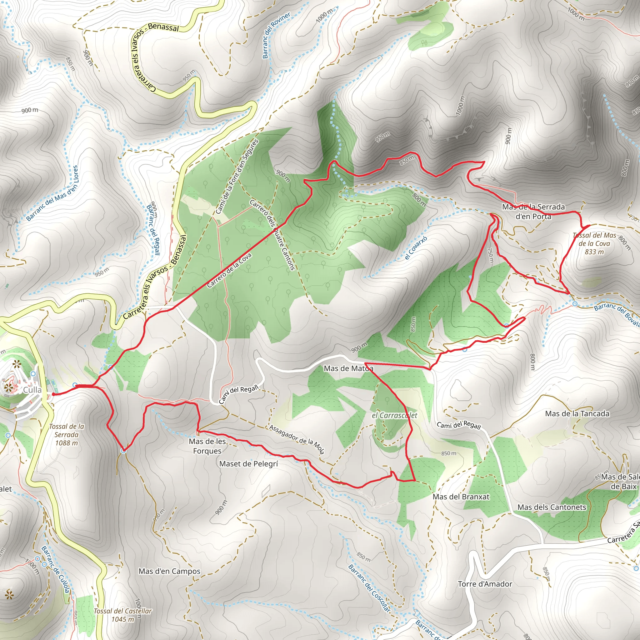 Cova del Bovalar PR CV 297 mobile static map