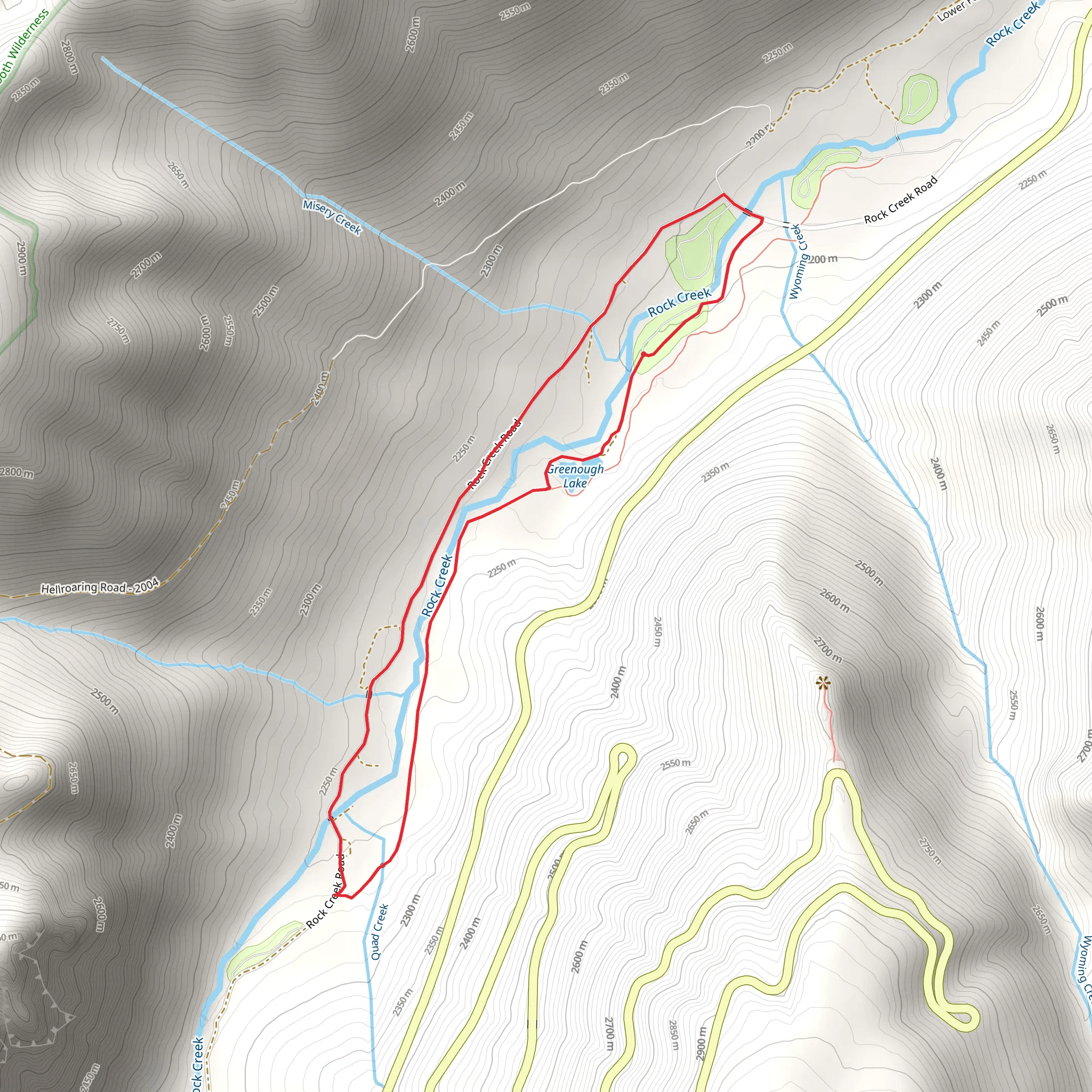 Greenough Lake Loop mobile static map