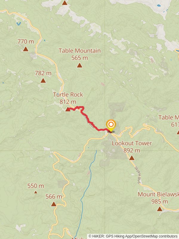 Turtle Rock via Saratoga Gap Trail