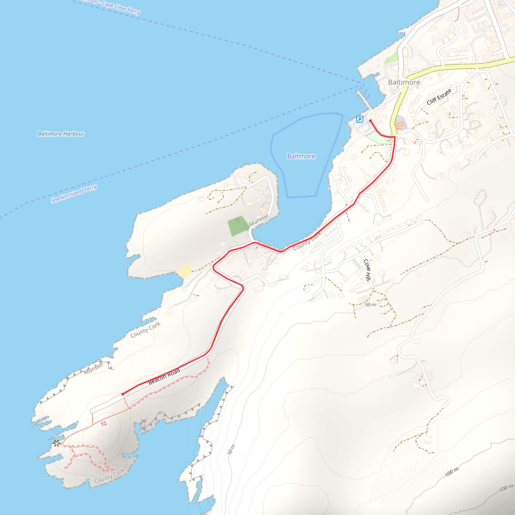 Baltimore Beacon Walk mobile static map