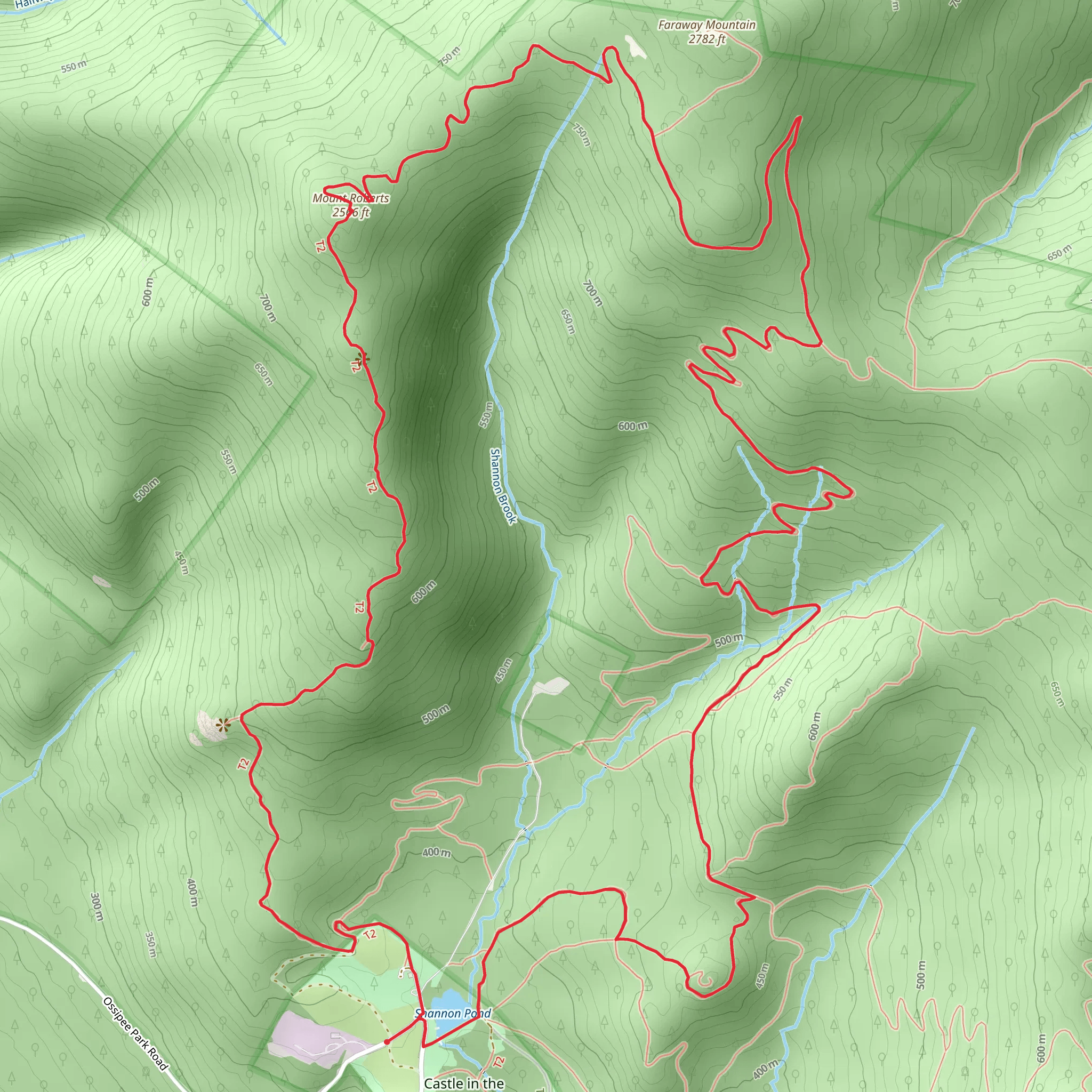 Mount Roberts Loop via Shannon Pond Trail mobile static map