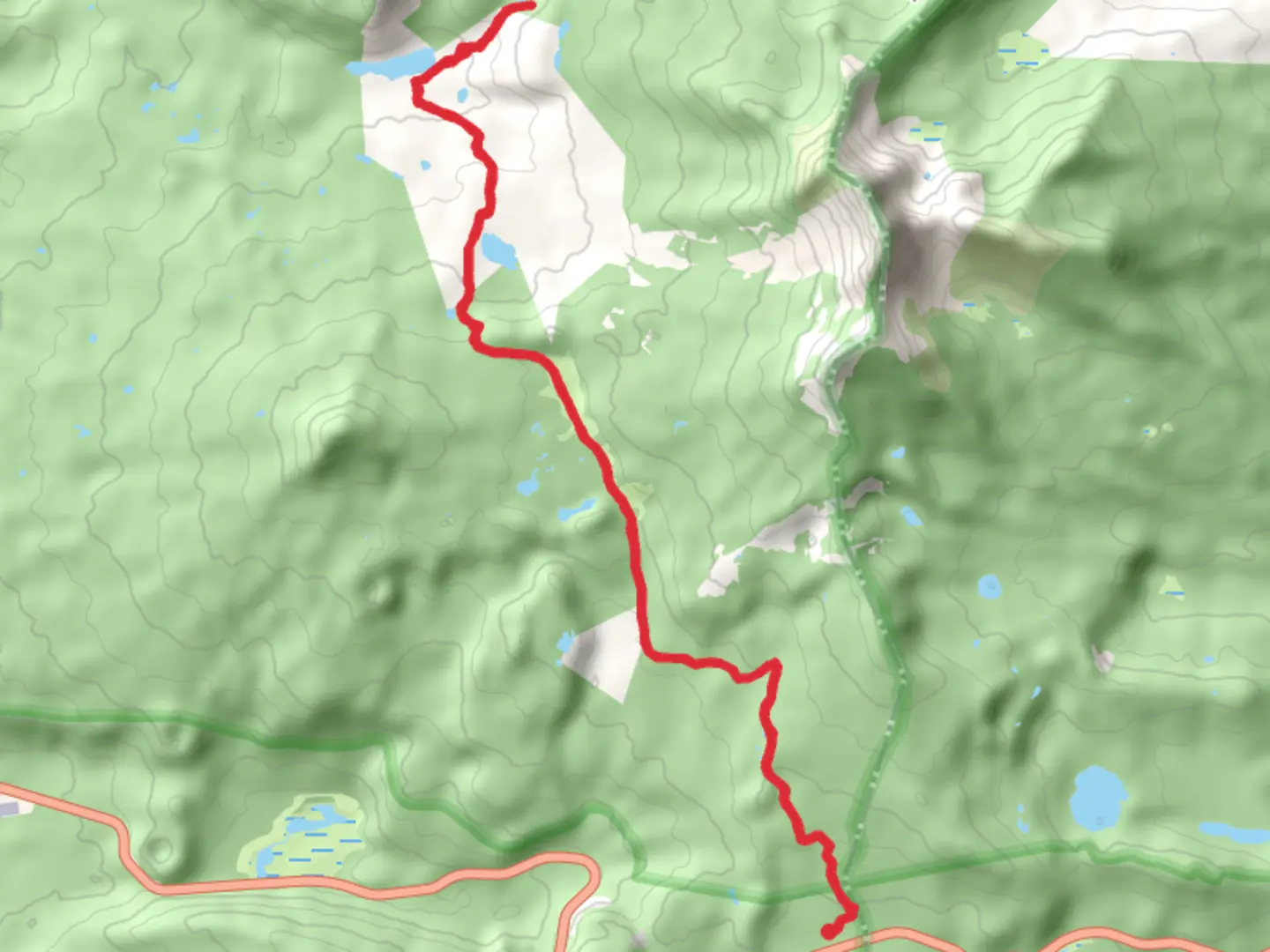 An image depicting the trail Duffy Lake ,Santiam Lake and Mowich Lake Trail and its surrounding area.