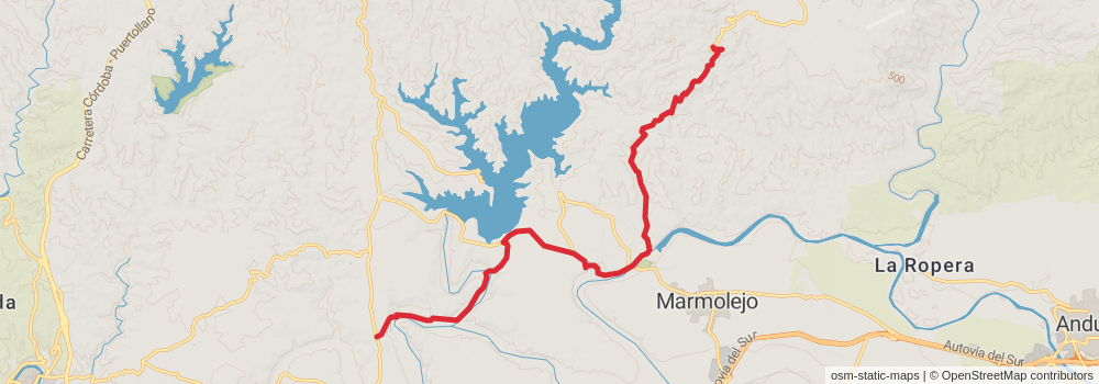 GR 48 - Sierra Morena - Andalusia stage 24 Map