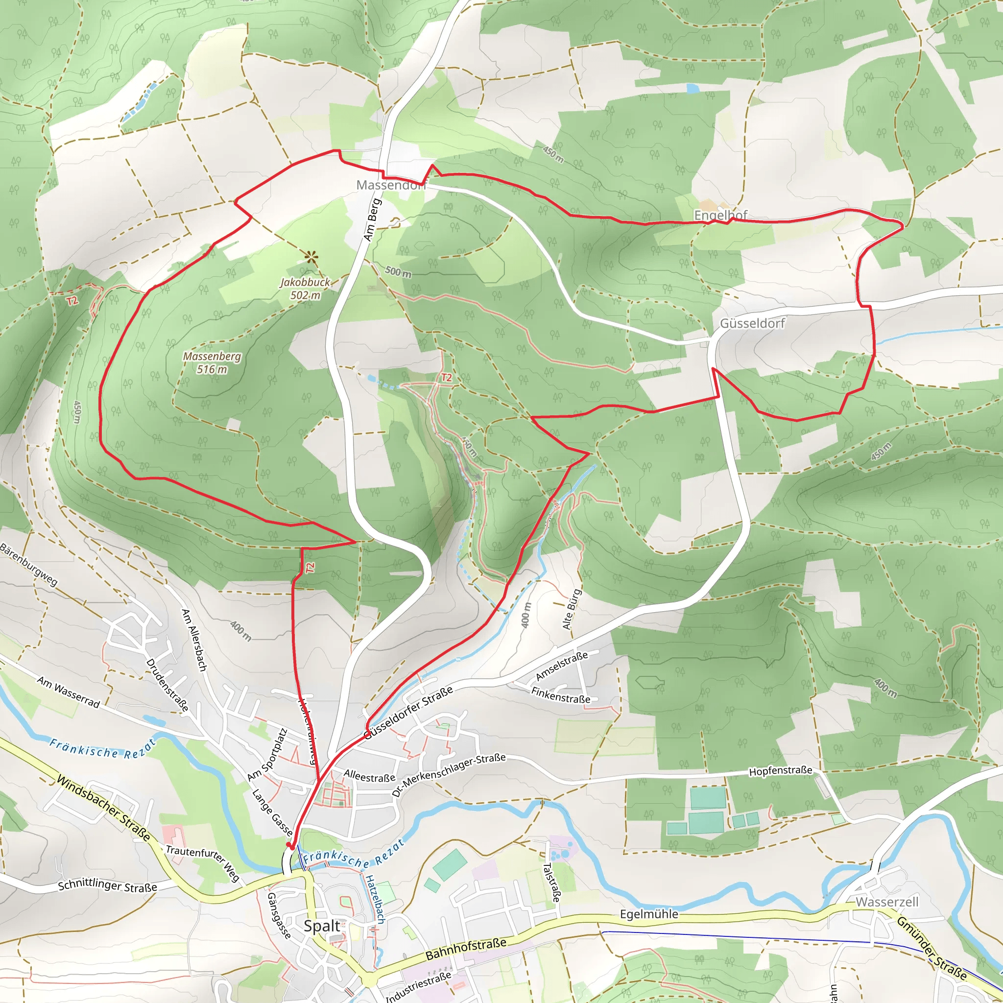 Spalt IVV 14 Loop mobile static map