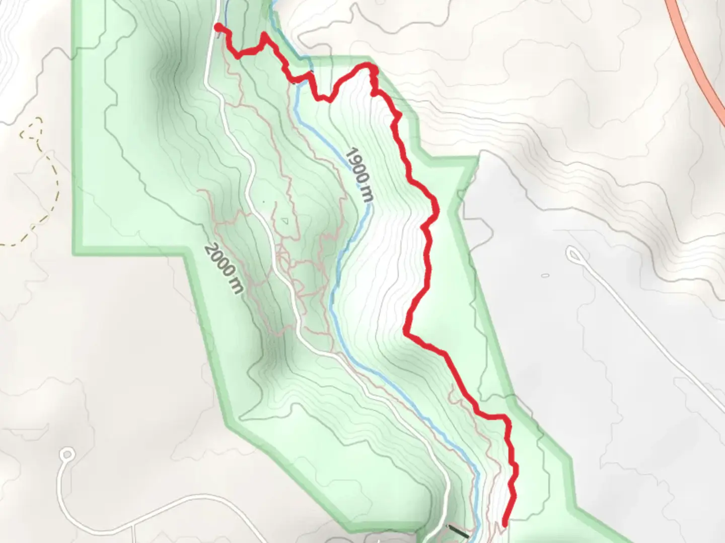 An image depicting the trail Cherry Creek via Rimrock Trail and its surrounding area.