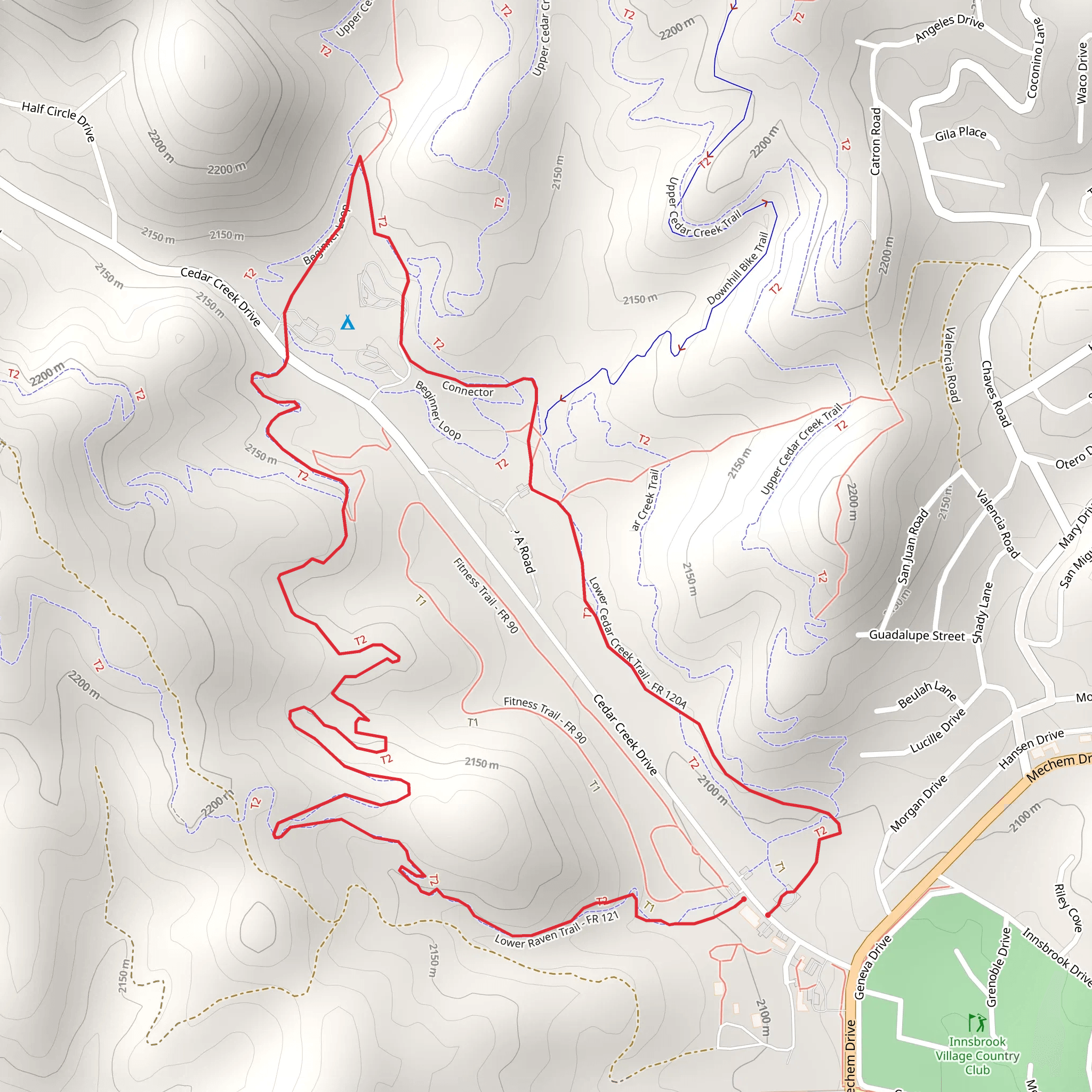 Sam Tobias Memorial Group Campground Loop mobile static map
