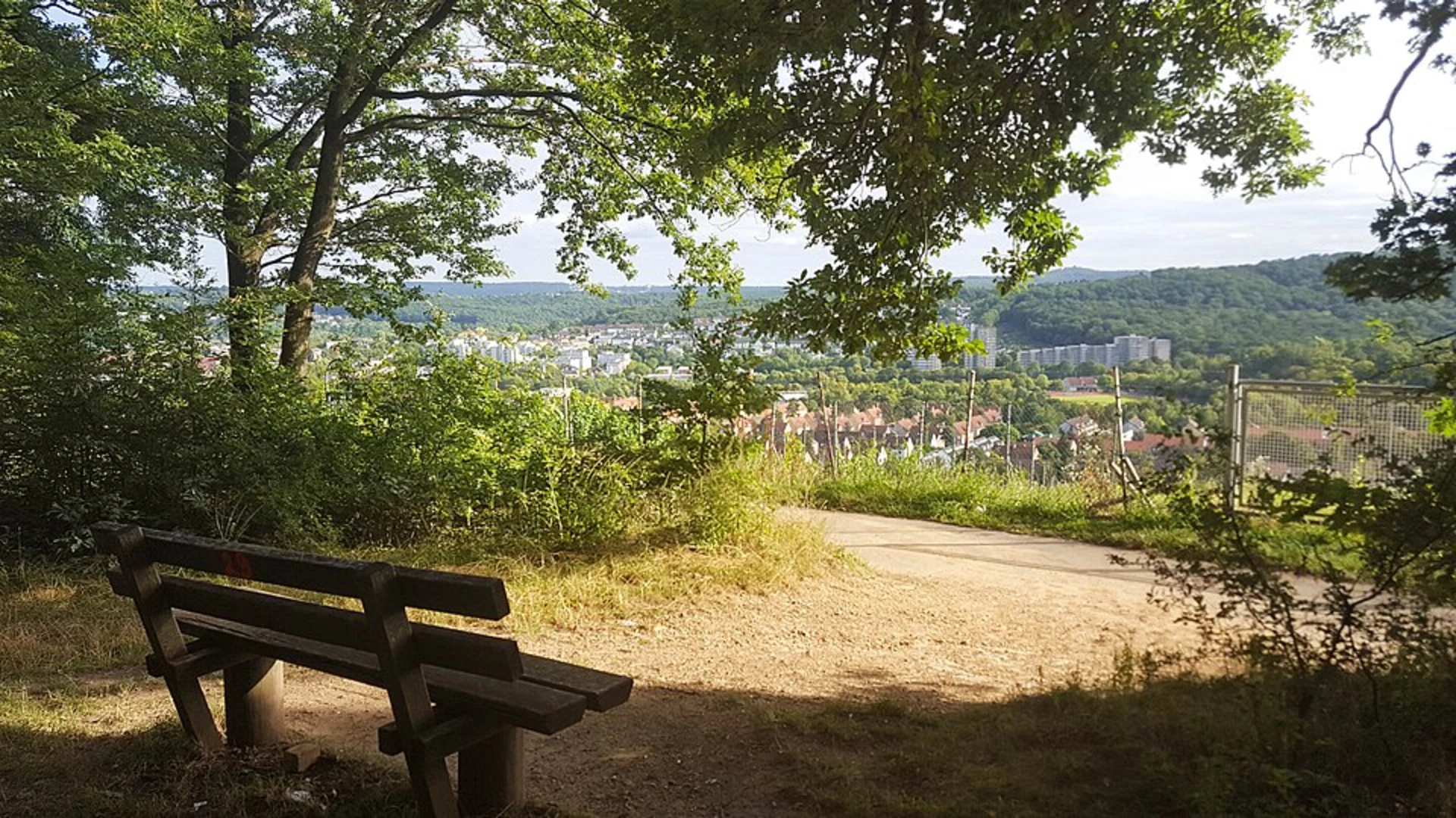 An image depicting the trail Spessartweg 2 and its surrounding area.