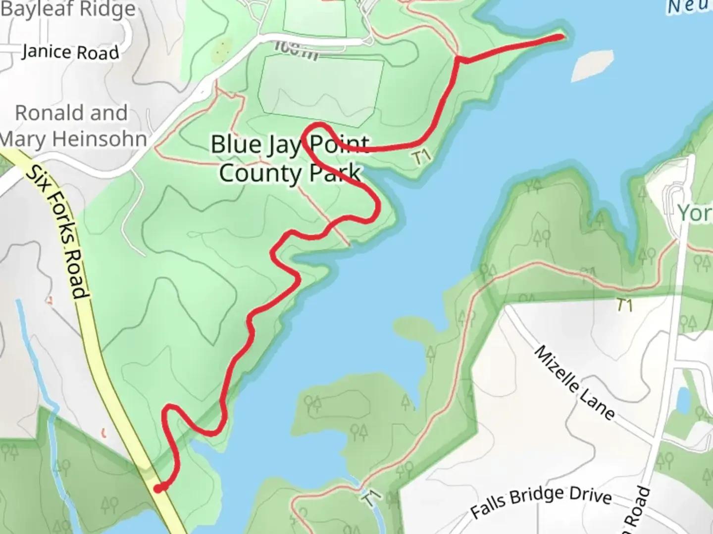 An image depicting the trail Beaver Point Trail Short and its surrounding area.