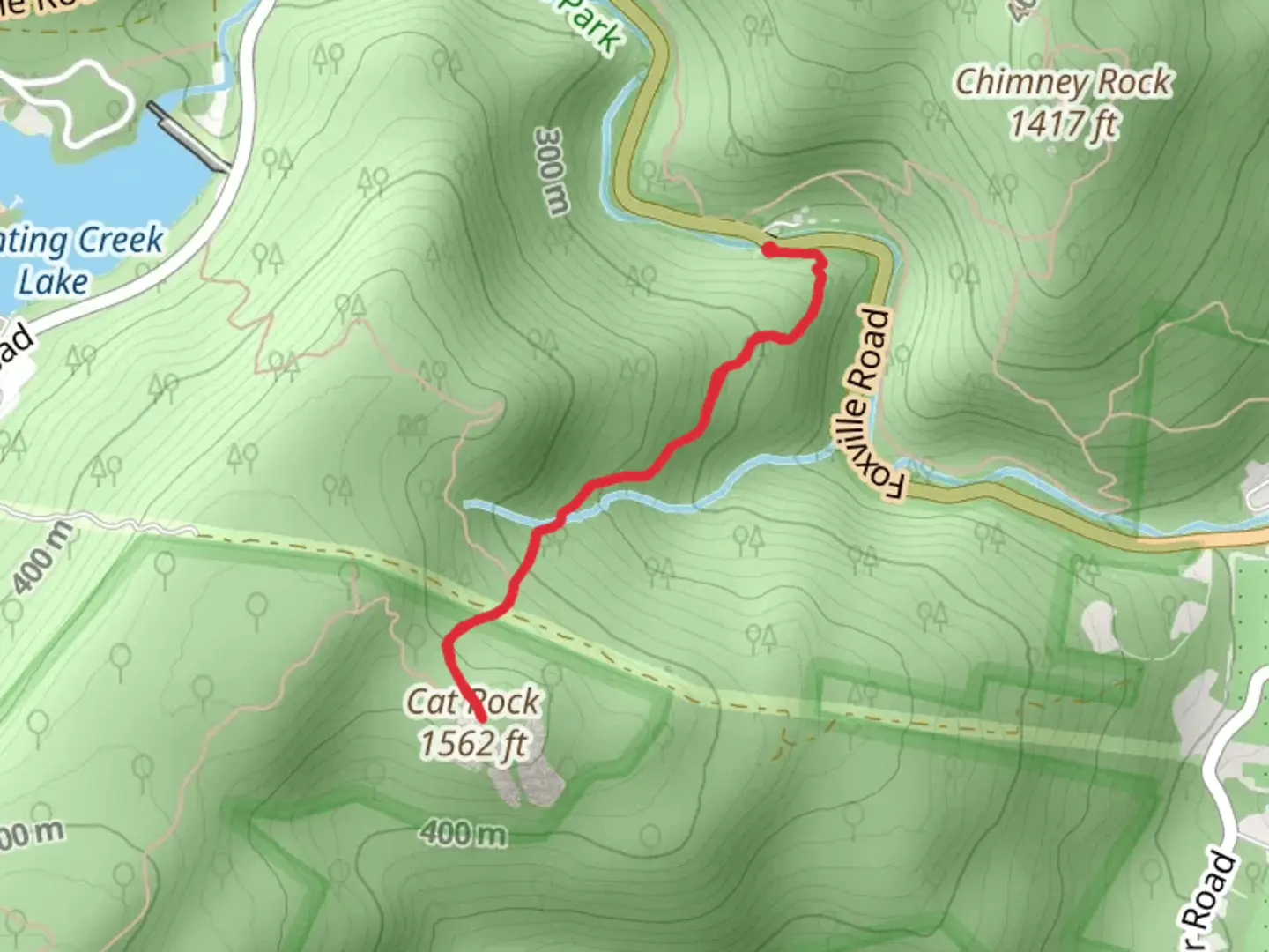 An image depicting the trail Cat Rock Trail and its surrounding area.