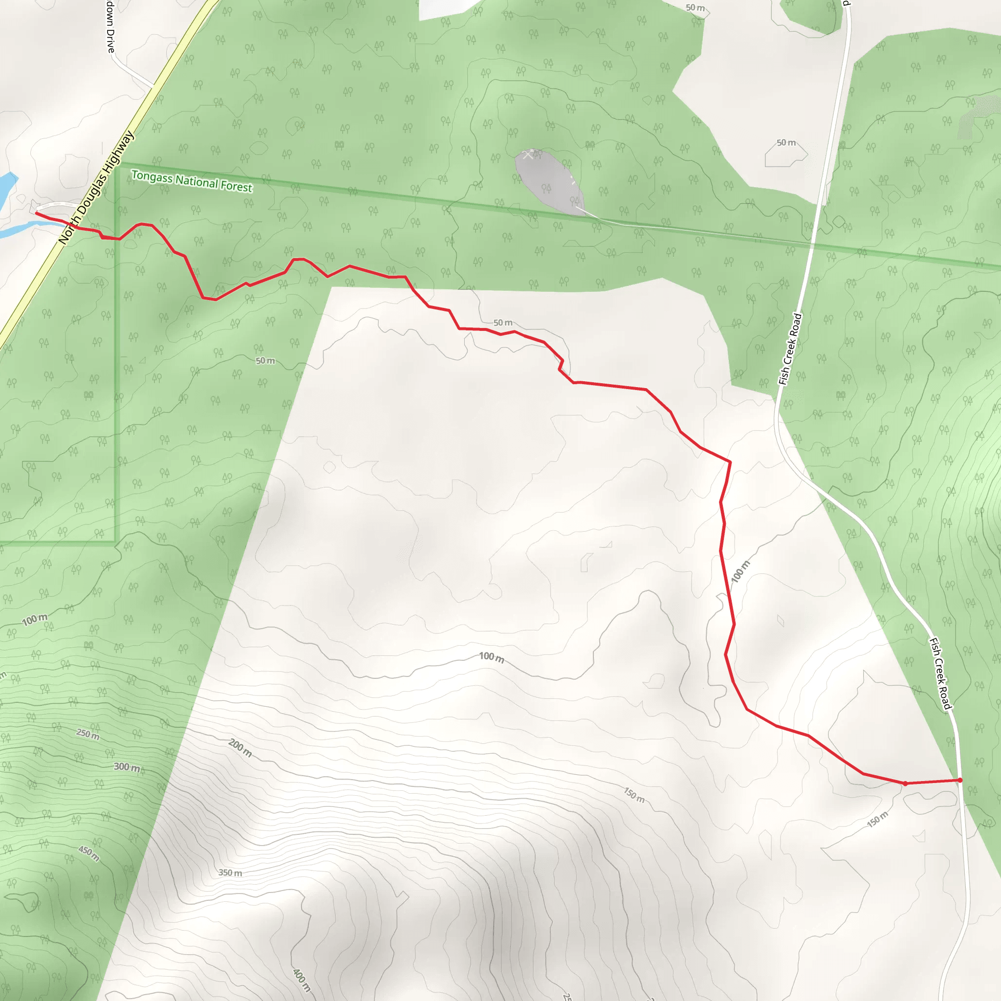 Fish Creek Trail mobile static map