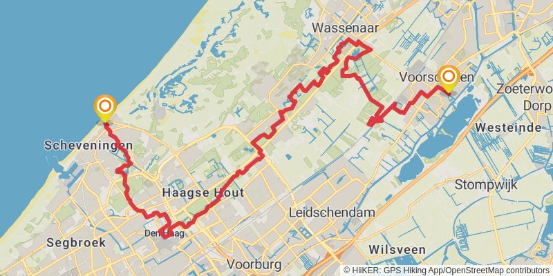 Marskramerpad stage 17 Map