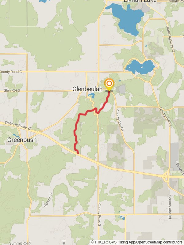 Ice Age Trail - Glenbeulah Lake