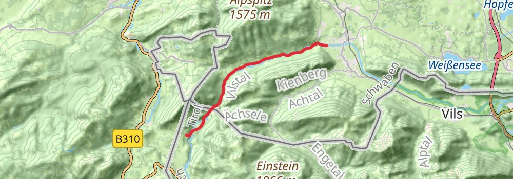 Maximiliansweg stage 7 Map