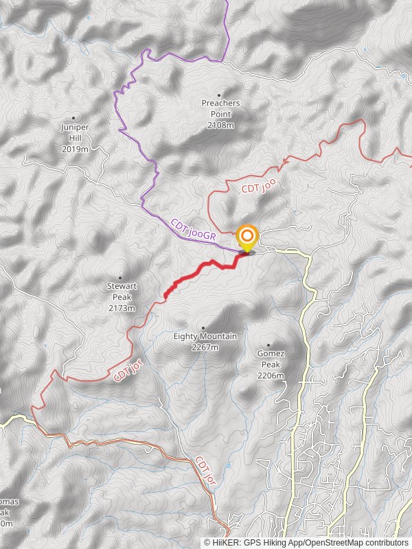 Continental Divide Trail - Short from North Fork Walnut Creek Road