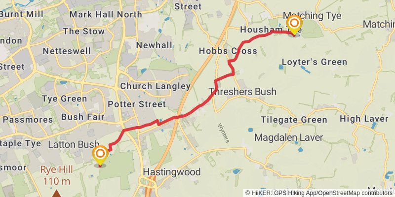 Stort Valley Way alt 2 Map