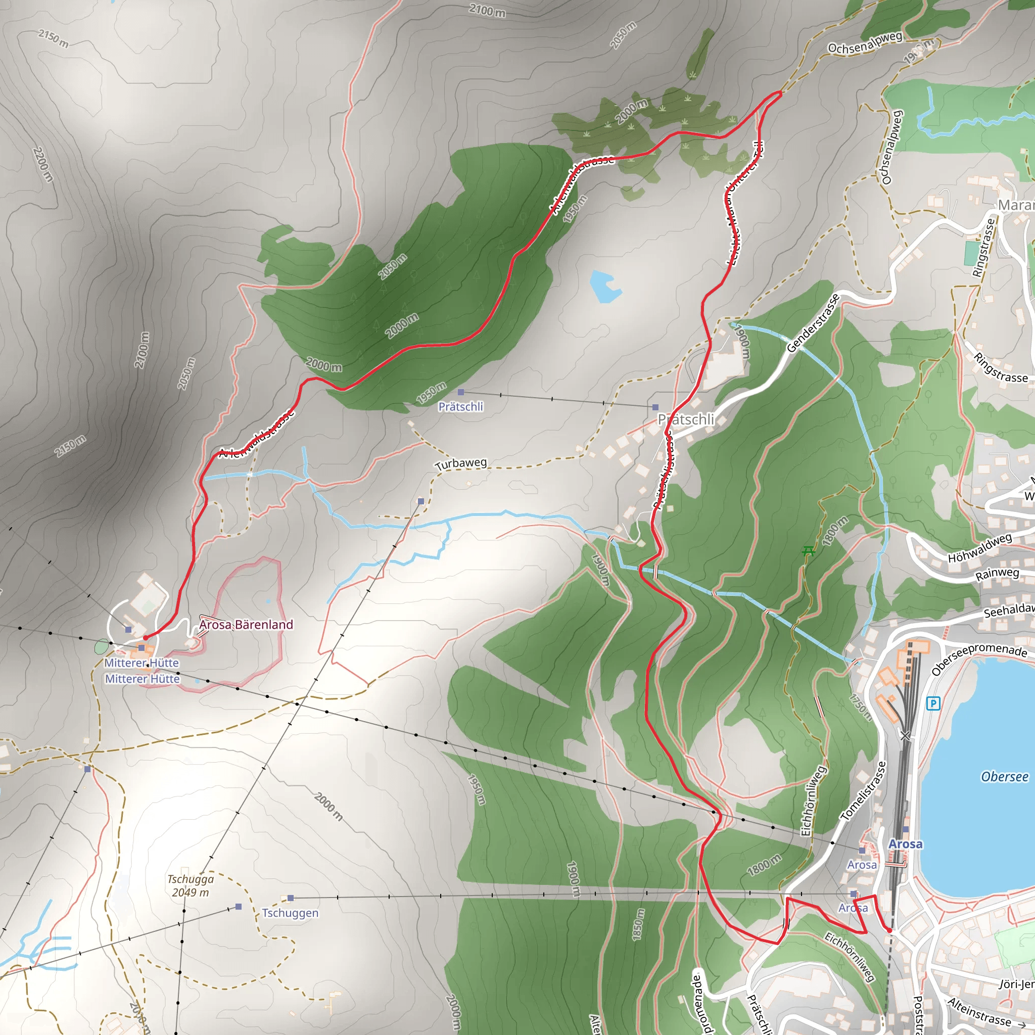 Arlenwald mobile static map