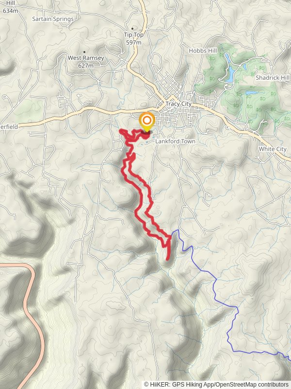 Grundy Forest Day, Fiery Gizzard Trail and Raven Point Trail Loop