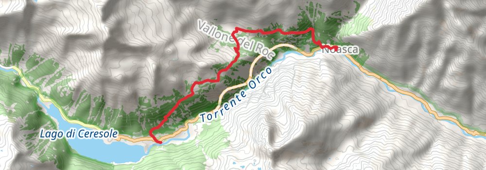 Grande Traversata delle Alpi stage 27 Map