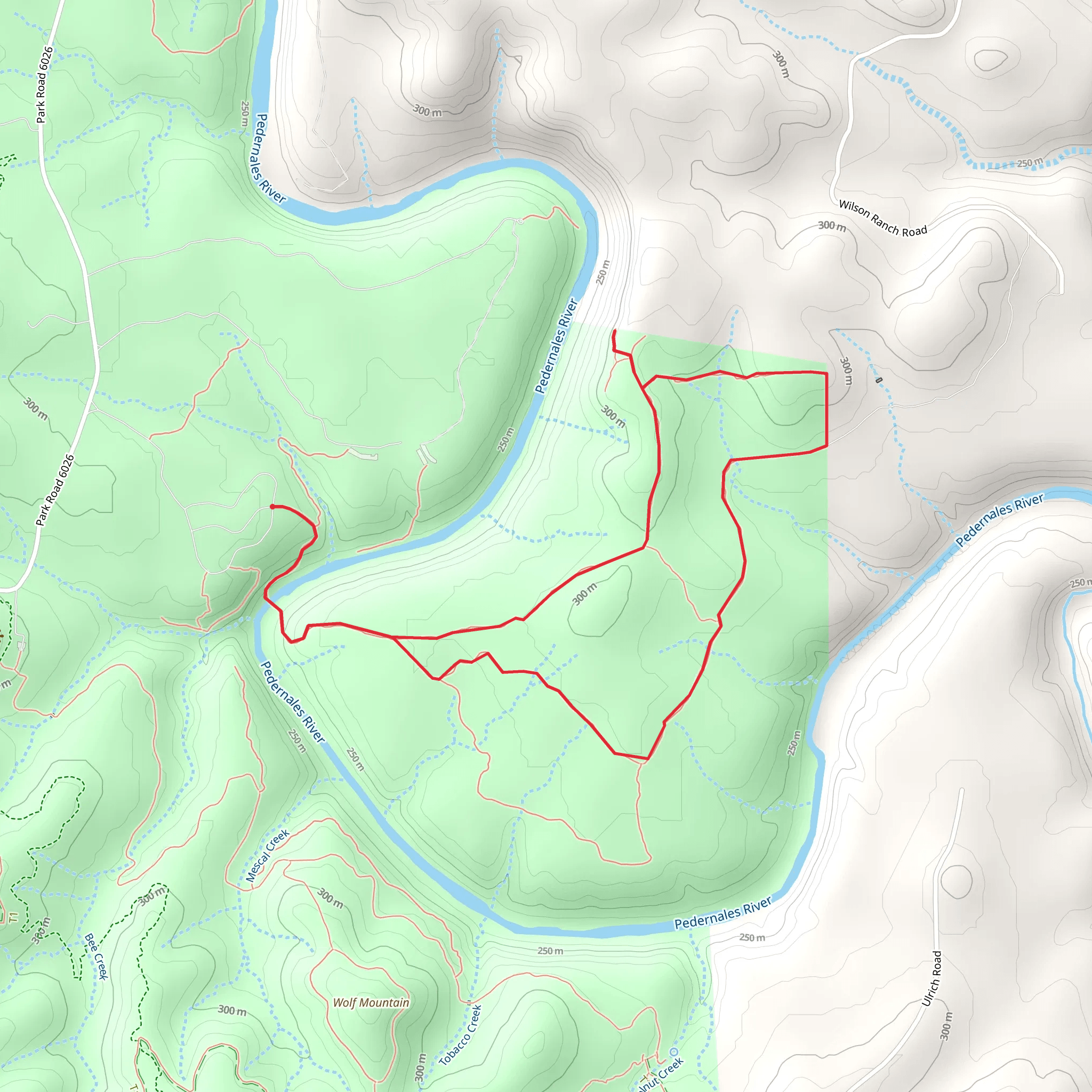 Five and Half Mile Loop mobile static map
