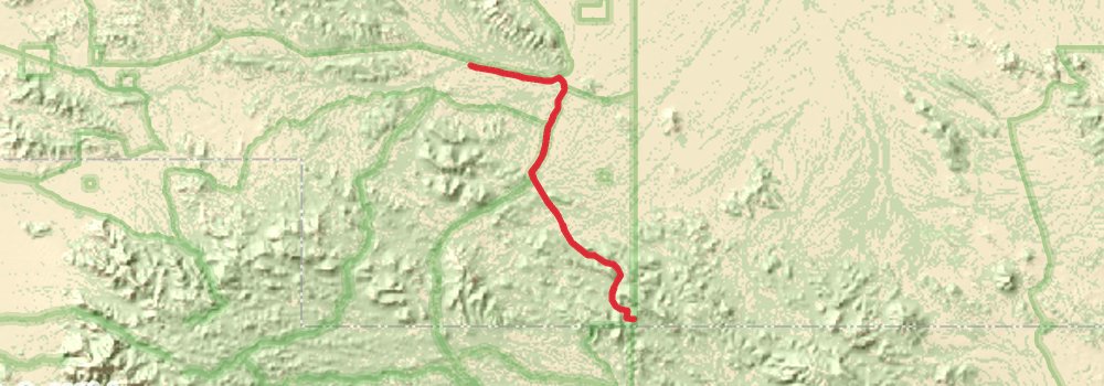 American Perimeter Trail - Southwest Primary stage 8 Map