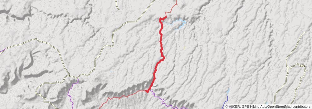 Arizona Trail stage 48 Map