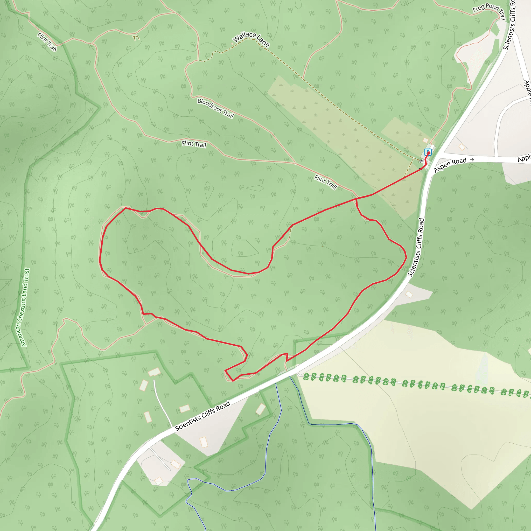 Laurel Loop Trail mobile static map