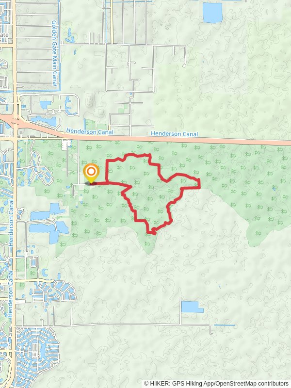 Newman Drive Loop - East mobile static map