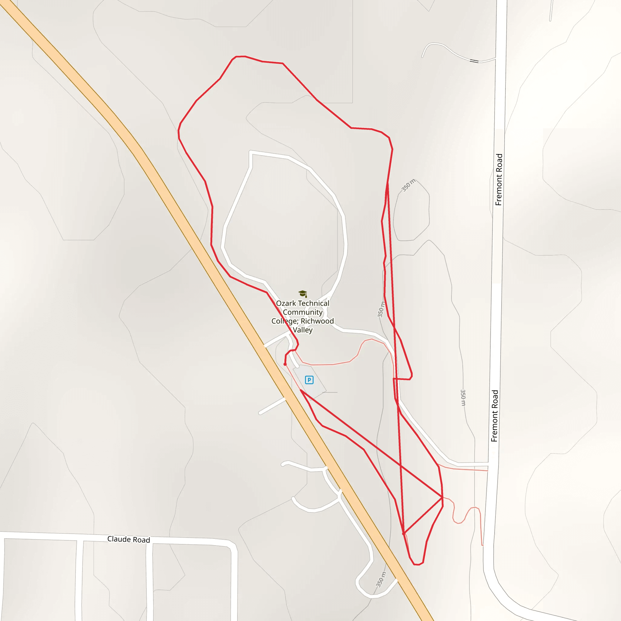Ozark Loop mobile static map