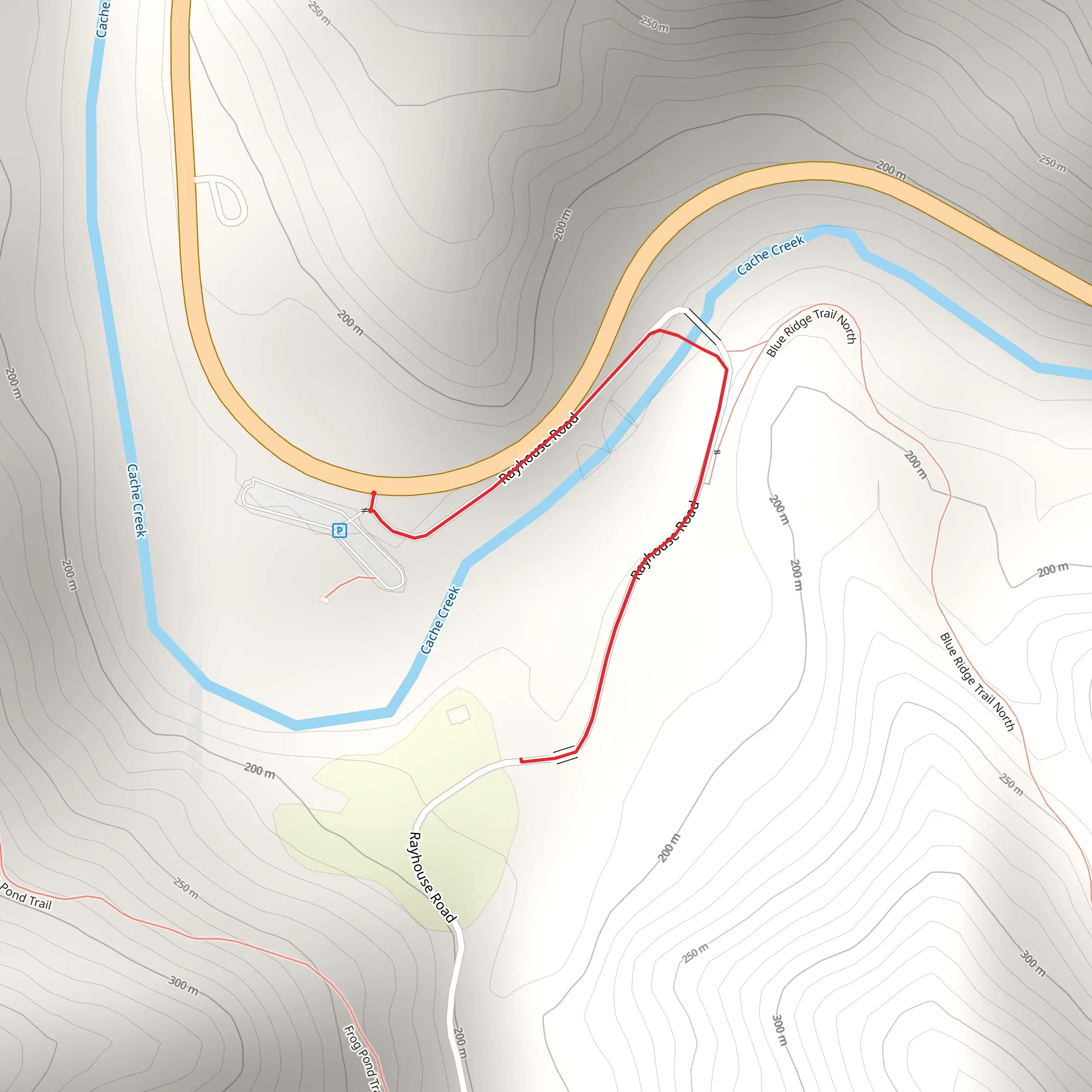 Cache Creek - Rayhouse Road mobile static map