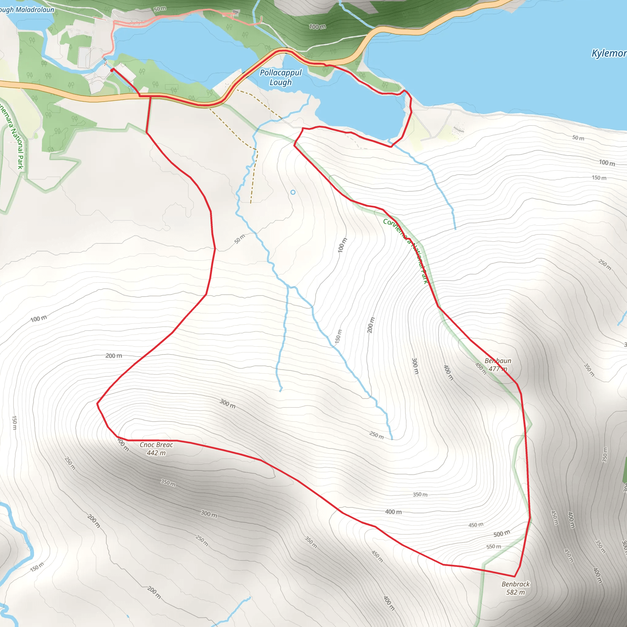 Mweelin Loop mobile static map