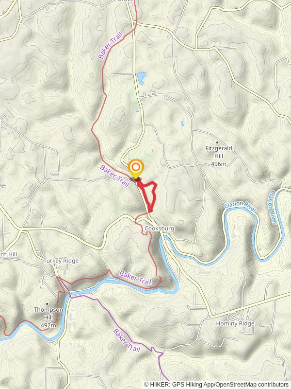 Gaging Sta Loop via Baker Trail