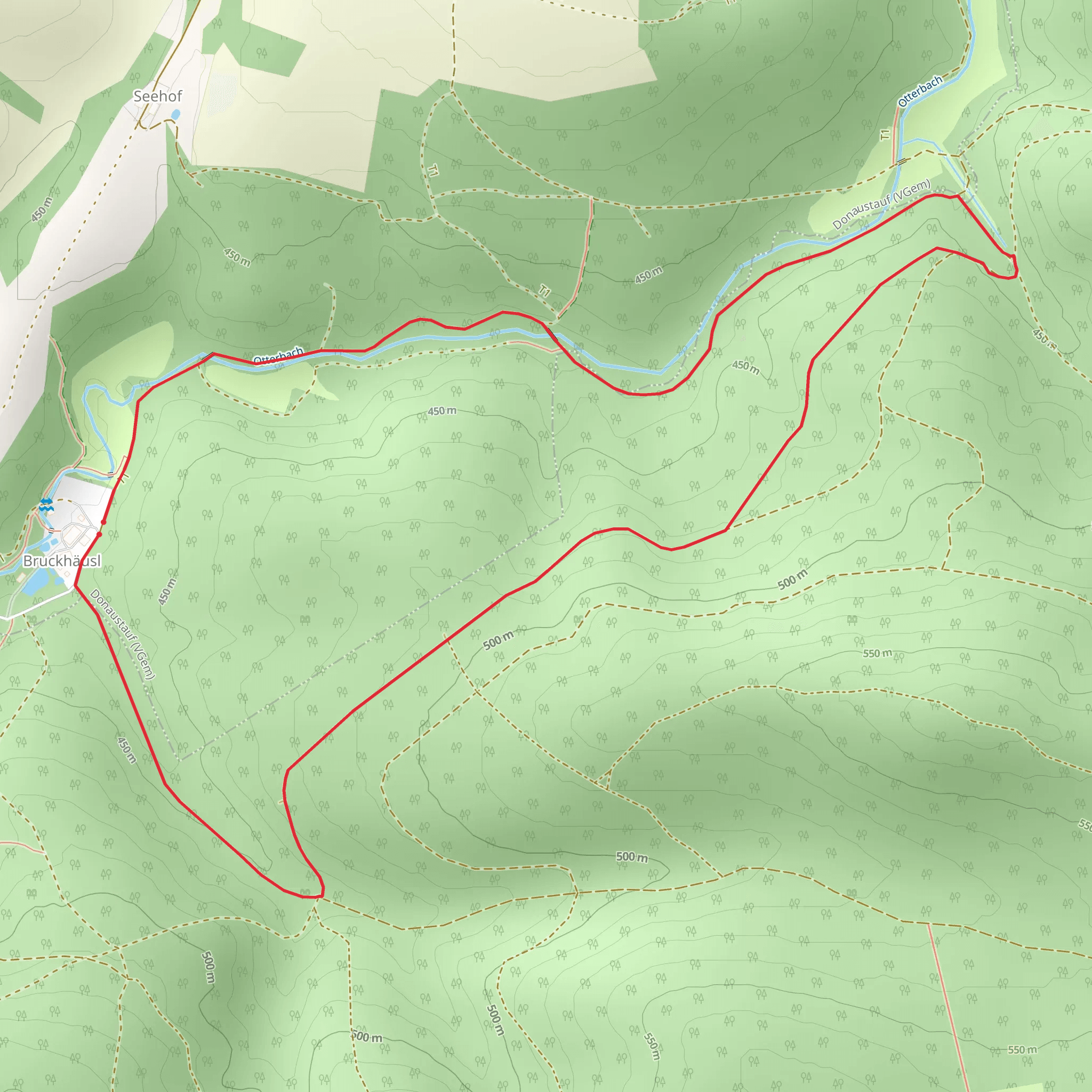 Bruckhausl Loop mobile static map