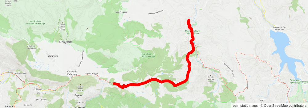 GR 7 - Andalucia stage 41 Map