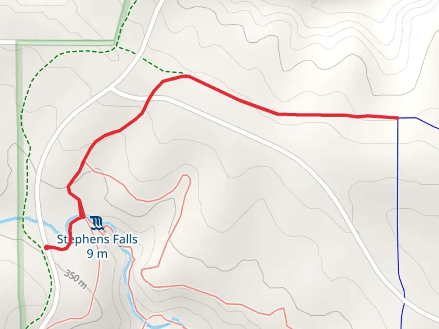An image depicting the trail Goldmine Trail and its surrounding area.
