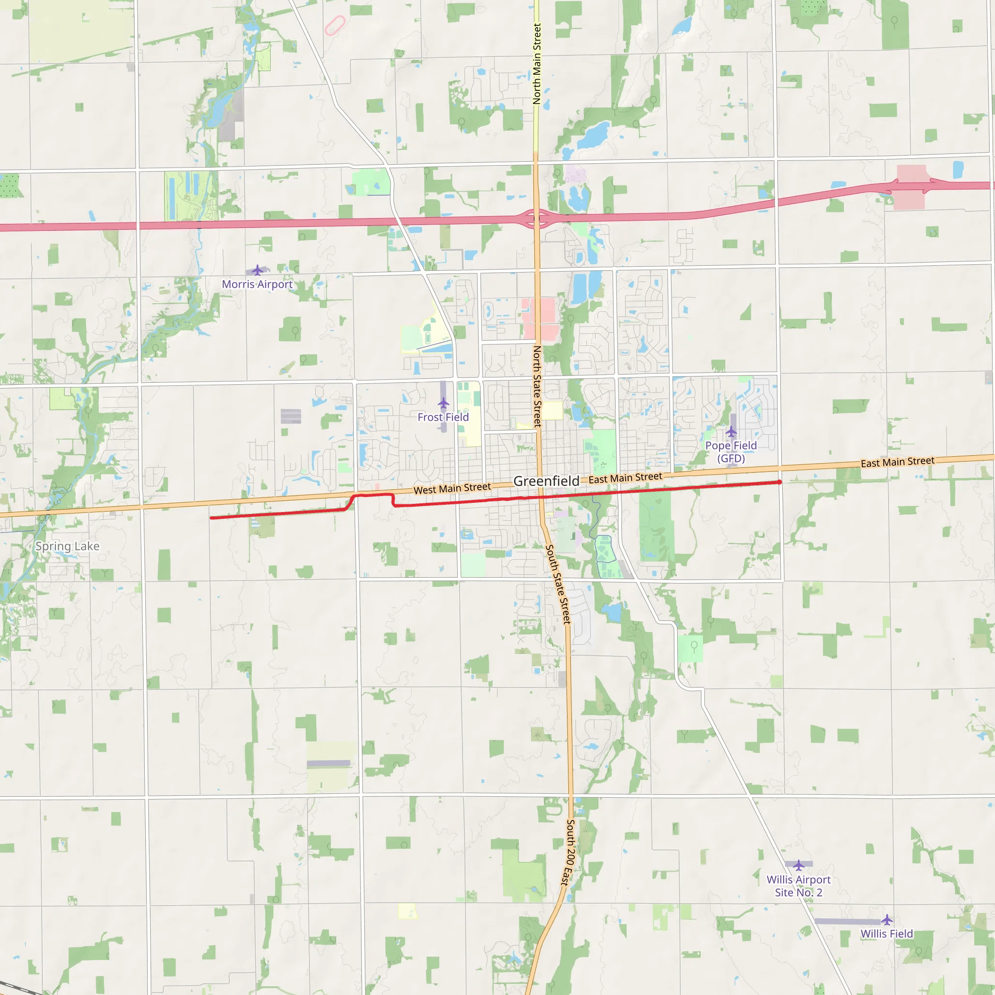 Pennsy Trail Park mobile static map