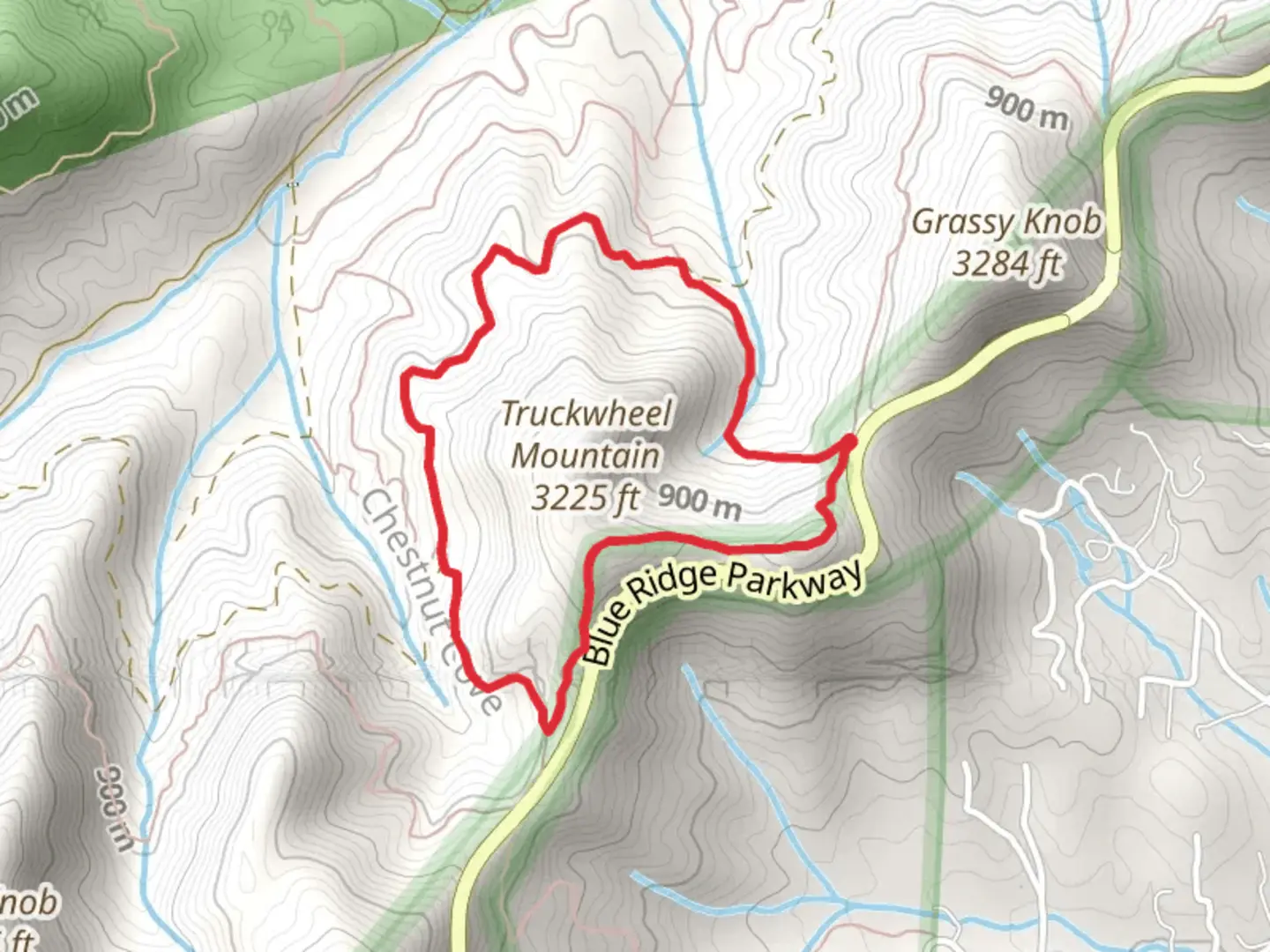 An image depicting the trail Truckwheel Mountain Loop From Sleepy Gap Trail and its surrounding area.