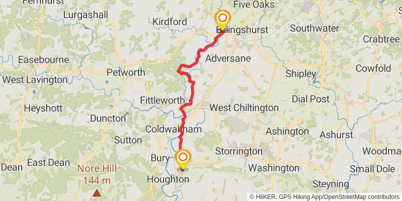 Wey South Path stage 3 Map
