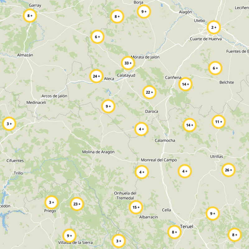 Campo de Daroca Static Map