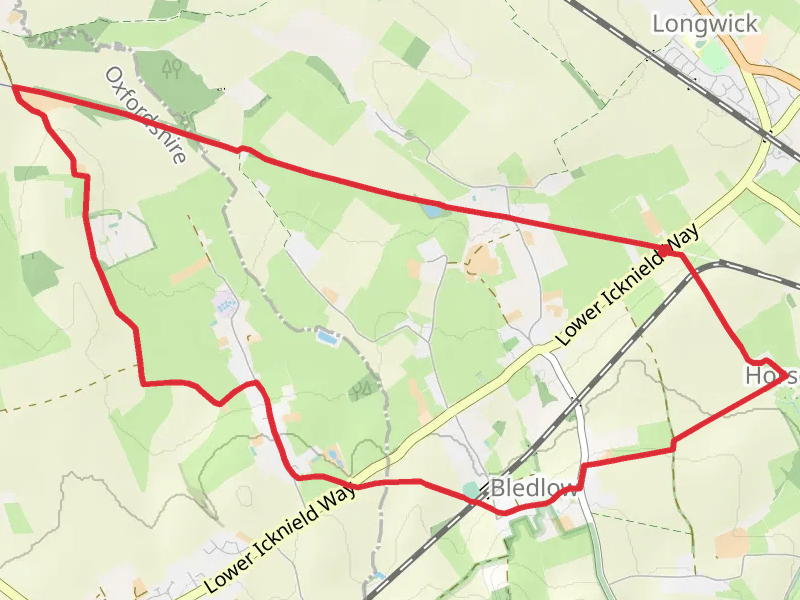 Bledlow Loop mobile static map