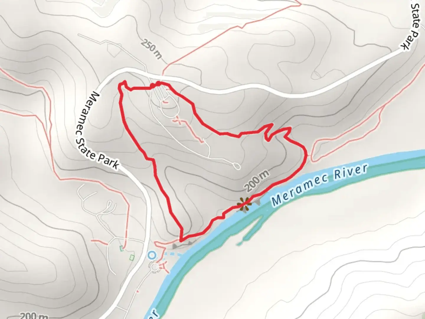 An image depicting the trail Bluff View Loop Trail and its surrounding area.