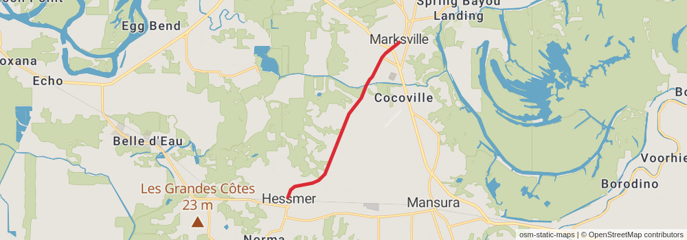 American Perimeter Trail - The South Primary stage 11 Map