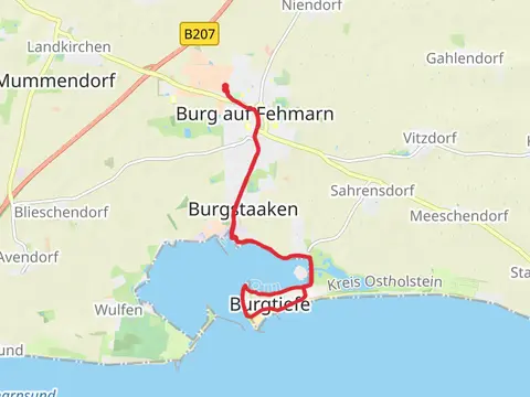 Burgtiefe Loop via Dein Schloss and Burtiefe Burg Burgtiefe