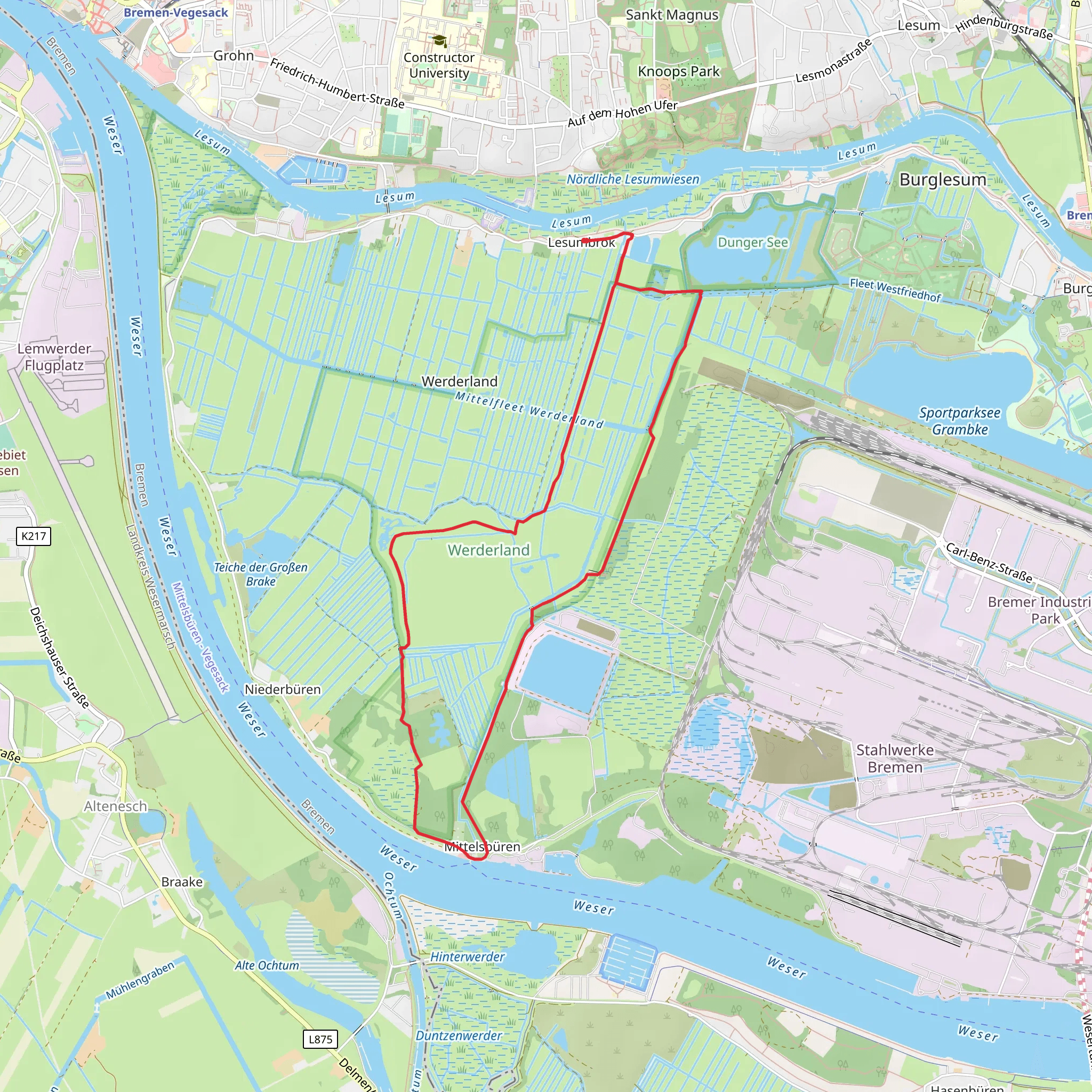 Ökopfad Loop mobile static map