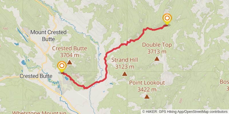 American Discovery Trail North Route stage 245 Map