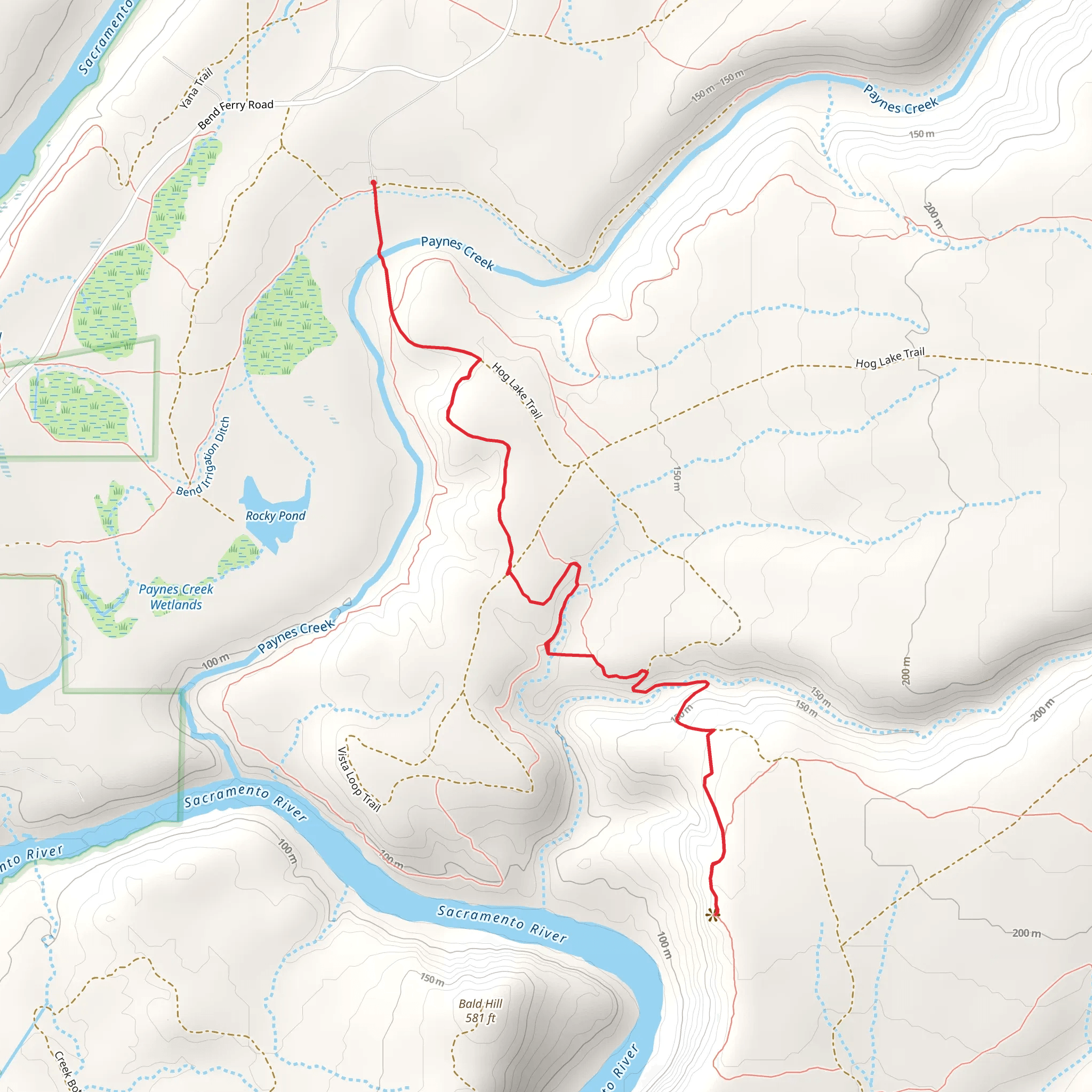 Scout Trail mobile static map