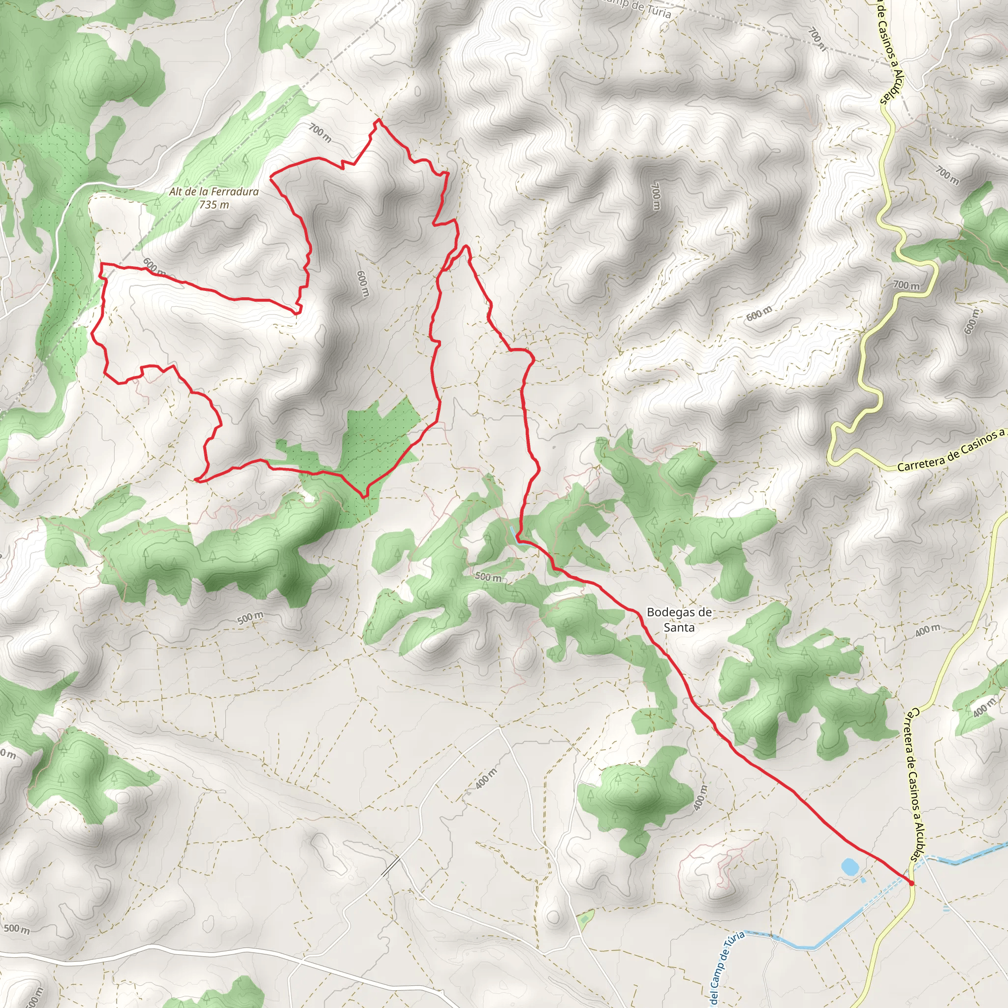 Route of the Wineries PR CV 257 mobile static map
