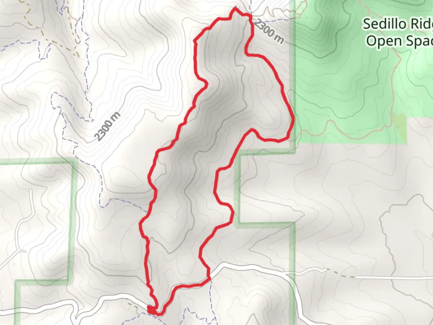 An image depicting the trail Poke Chip and Bear Scat Loop and its surrounding area.