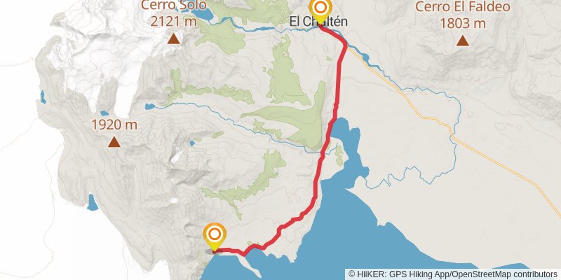 Huemul Circuit stage 4 Map